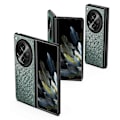 Pikkukuva 3 / 5: Oppo Find N3 5G/OnePlus Open -kotelo, ristikkäiskuvioitu kumipinnoitettu PU-nahka + PC-älypuhelinkuori Multicolor Style C
