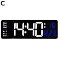 Miniatyrbild 2 av 4: Stor LED Digital Väggklocka Elektroniska Väggklockor Living Fjärrkontroll Väggmonterad Desktop Klocka Kontroll Dekoration Rum Temp D W4w5 C
