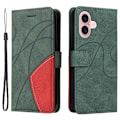 Pikkukuva 1 / 5: KT Leather Series-1 iPhone 16 -kotelo, värillinen lompakko PU-nahkainen puhelinkotelo Multicolor Style C
