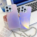 Pikkukuva 2 / 5: iPhone 15 Pro Max -kotelo PC+TPU IMD laserkuvioitu mattapuhelinkuori helmikoristeella Multicolor Style B