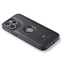 Pikkukuva 5 / 5: iPhone 15 Pro -kotelo, logolla, iskunkestävä PU-nahka+PC+TPU-suojus Multicolor Style A
