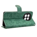 Miniatyrbillede 3 af 5: Læder Etui til OnePlus 13R 5G/Ace 5 Pro 5G Hudfølelse Anti Drop Wallet Flip Telefon Cover Multicolor Green