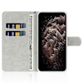 Miniatyrbillede 2 af 5: PU læder pung etui med glitter og kortholder til iPhone 16 Plus Multicolor Style E