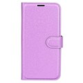 Pikkukuva 5 / 5: Puhelinlaukku jalustalla iPhone 15 Plus -puhelimelle, PU-nahkainen lompakkokotelo Multicolor Style H