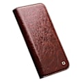 Miniatyrbillede 5 af 5: QIALINO Flip Wallet-etui i ægte læder med fuld beskyttelse og stativ til iPhone 14 Plus Multicolor Style B