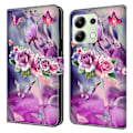 Pikkukuva 1 / 5: Xiaomi Redmi Note 13 4G Lompakkokotelo Puhelimelle, Pudotussuoja, 3D-kuvioitu Nahkainen Käännettävä Suojakotelo Multicolor Style F