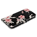Miniatyrbild 5 av 5: För Iphone 15 Pro Plånboksställ Pu Läder Phone case Mönster Utskrift Anti-dropp cover Azalea