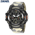 Miniatyrbild 2 av 5: Smael Sportig watch för män Vattentät kronograf Alarmräknare Klocka Casual Presentidéer för män Reloj Hombre 8007 CANMOUFLAGE RED