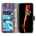 Pikkukuva 3 / 5: Samsung Galaxy A15 4G -puhelinlompakkokotelo, jalustalla, iskunkestävä, retrokuvioitu PU-nahkainen suojakotelo Multicolor Style D