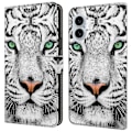 Miniatyrbild 1 av 5: Skal för iPhone 16 Mönstertryckt Skyddande Fodral TPU+PU Läder Flip Telefonfodral Multicolor Style D