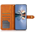 Pikkukuva 2 / 5: KHAZNEH Samsung Galaxy A05 4G -kotelo, lehmännahkakuvioinen PU-nahkainen jalustallinen lompakkokotelo Multicolor Style A