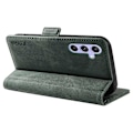 Miniatyrbillede 4 af 5: YIKATU YK-005 til Samsung Galaxy A54 5G Telefon Cover PU Læder Hud-berørings Wallet Stand Shell Cover Multicolor Style D