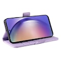 Miniatyrbillede 3 af 5: YIKATU YK-003 Læder Wallet Case med Magnetisk Lukning til Samsung Galaxy A55 5G Multicolor Light Purple