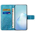 Miniatyrbild 3 av 5: Skal för Samsung Galaxy A05 4G Uggla Träd Präglat Läder Telefonskydd med Plånbok Multicolor Style F