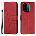Miniatyrbillede 1 af 5: PU Læder Telefon Cover Til TECNO Spark Go 2022/Spark 8C 4G, Stand Flip Telefonpung Etui med Rem Multicolor Style E