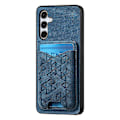 Miniatyrbillede 2 af 5: Til Samsung Galaxy A35 5G Etui med Præget Mønster, Kortholder, Støttefod, Læder Bagside Multicolor Style E