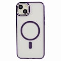 Miniatyrbild 3 av 5: Skal för iPhone 15 Plus Kompatibelt med MagSafe, Magnetisk Ring+TPU+PC+Aluminiumlegeringsskal Multicolor Style E