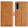 Miniatyrbillede 1 af 5: Til Samsung Galaxy A36 5G Stand Case Kalvetekstur Læder Wallet Telefon Cover Multicolor Style C