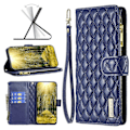 Miniatyrbillede 5 af 5: til Xiaomi Poco F5 5G/Redmi Note 12 Turbo Lynlåslomme Stativ Cover PU Læder Wallet Telefon Cover Multicolor Style A
