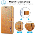 Miniatyrbillede 4 af 5: LC.IMEEKE Wallet Design Læder Shell Telefon Stand Cover Case til Samsung Galaxy S21 FE Multicolor Style D