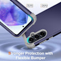 Pikkukuva 3 / 5: L-Style Samsung Galaxy A55 5G -kotelo, naarmuuntumaton PC+TPU-puhelinkuori Multicolor Style A