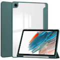 Miniatyrbilde 1 av 5: Klart Bakdeksel for Samsung Galaxy Tab A9+ PU+TPU+Akryl Nettbrettveske med Pennholder Multicolor Style C