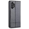 Miniatyrbillede 3 af 5: AZNS Stand Wallet Auto-absorberende Magnetisk Læder Etui til Samsung Galaxy A32 4G Multicolor Style B