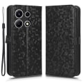 Miniatyrbillede 1 af 5: Til Infinix Note 30 Vip 5g Telefon Wallet Etui Dot Præget Stativ Pu Læder Cover Black