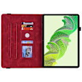 Miniatyrbillede 2 af 5: Tablet Cover til Realme Pad 2 PU Læder Cover Sommerfugl Blomst Præget Kortholder Shell Multicolor Style C