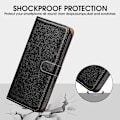 Miniatyrbillede 4 af 5: Til Nothing Phone (3a) Pro Etui Wallet RFID-blokering Litchi Tekstur Læder Telefon Cover Multicolor Black