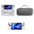 Pikkukuva 1 / 5: Type A 3-in-1 -paketti Asus ROG Ally X:lle, silikonisuojus, kannettava matkakotelo karkaistulla lasilla Multicolor Style B