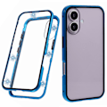 Miniatyrbild 1 av 5: För iPhone 16 Plus Skal Magnetiskt Fullständigt Skydd Transparent Mobilskal - Grön Multicolor Blue