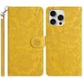 Miniatyrbild 1 av 5: Blommig Läderplånboksfodral med handledsrem för iPhone 15 Pro Multicolor Style D