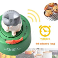 Miniatyrbillede 5 af 5: Timer Kreativ Sød Kat Mekanisk Timer Køkken Madlavning Børn Studie Hjem Timer Management Nedtællingstimere Til Undervisning V7h8 Orange