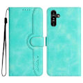 Miniatyrbillede 1 af 5: YX0030 PU Læder Wallet Case med Præget Stander Flip Telefon Cover til Samsung Galaxy S23 FE Multicolor Style D
