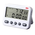 Miniatyrbillede 1 af 5: Dobbelt Digital Timer med 3-niveau Justerbar Alarm Lydstyrke On/Off Kontakt