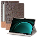 Miniatyrbillede 1 af 5: Til Samsung Galaxy Tab S9 FE Wallet Case Krydset Tekstur PU Læder Tablet Cover Multicolor Style D