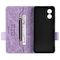 Pikkukuva 5 / 5: Oppo A38 4G/A18 4G Kotelo Pölytiivis PU Nahka Jalustalla Matkapuhelimen Suojakotelo Lompakko Multicolor Style C