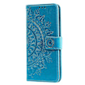 Miniatyrbillede 4 af 5: Præget Mandala Blomst Pung Læder Etui med Rem til Samsung Galaxy A52 4G/5G/A52s 5G Multicolor Style C