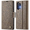 Pikkukuva 1 / 5: Samsung Galaxy A32 5G -kotelo AUTSPACE A11 RFID-suojattu retro nahkainen matkapuhelinlompakkokotelo Multicolor Brown