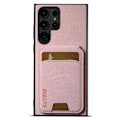 Miniatyrbillede 1 af 5: SUTENI H02 Etui med Støttefod og Kortpladser i Læder til Samsung Galaxy S23 Ultra Multicolor Style B