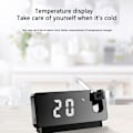 Miniatyrbillede 5 af 5: LED Digital Projektions Vækkeur Temperatur Stort Display Bord Sengelamper Gave