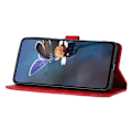 Miniatyrbillede 3 af 5: Blomstermønstret anti-drop telefoncover i PU-læder med stativ og pung til iPhone XR 6,1 tommer Multicolor Style D