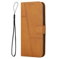 Miniatyrbillede 2 af 5: Til Vivo Y33s / Y21s / Y21 Foldbart Stativ Syning Pu Læder Etui Stativ Magnetisk Lukning Stødsikkert Flip Folio Bog Cover Med Rem Yellow