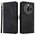 Miniatyrbillede 1 af 5: Til ZTE nubia Focus Pro Wallet Case RFID-blokering PU Læder Cover Stand View - Grøn Multicolor Black