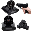 Miniatyrbild 5 av 5: Target Wake Up Alarm Clock, Creative Gun Shooting Alarm Personlig 12-timmars digital display för tunga sovplatser, Nyhetspresent för pojkar Flickor (svart Su