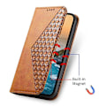 Pikkukuva 4 / 5: Samsung Galaxy A05s 4G -kotelo, kohokuvioitu ruutukuvio, lompakkoteline, puhelinkuori Multicolor Style C