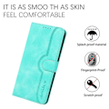 Miniatyrbillede 4 af 5: YX0030 PU Læder Wallet Case med Præget Stander Flip Telefon Cover til Samsung Galaxy S23 FE Multicolor Style D