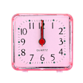 Miniatyrbillede 1 af 5: Rejse Studerende Mini Vækkeur Natlys Seng Sidebord Batteri Høj Quartz red