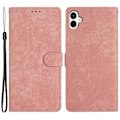 Miniatyrbillede 1 af 5: Til Samsung Galaxy A05 4G Etui PU Læder Foldbart Stativ Ensfarvet Telefoncover Multicolor Style F